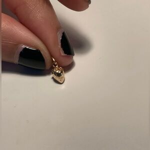 CATBIRD 14K GOLD TINY STRAWBERRY CHARM